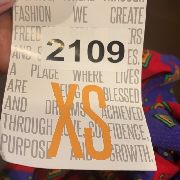 Lularoe Carly Hi Low Dress front pocket XS NWT - Picture 7 of 8